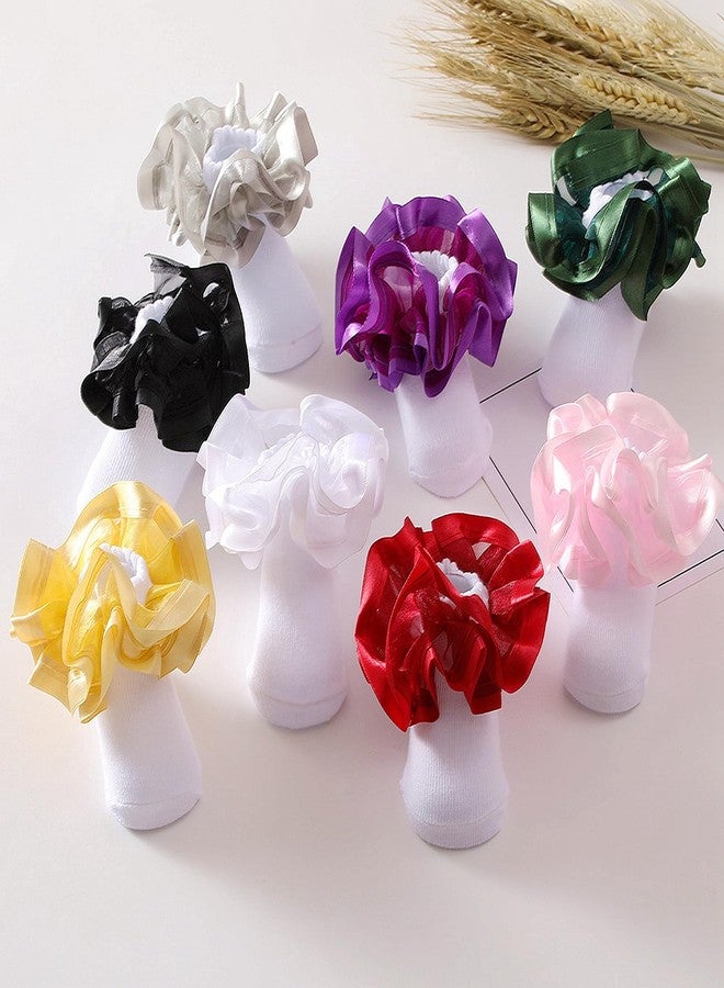 Hopply 3D Three-dimensional Ruffled Lace Cotton Socks,Cute Double Big Lace Dress Princess Socks for Girls - Image 5